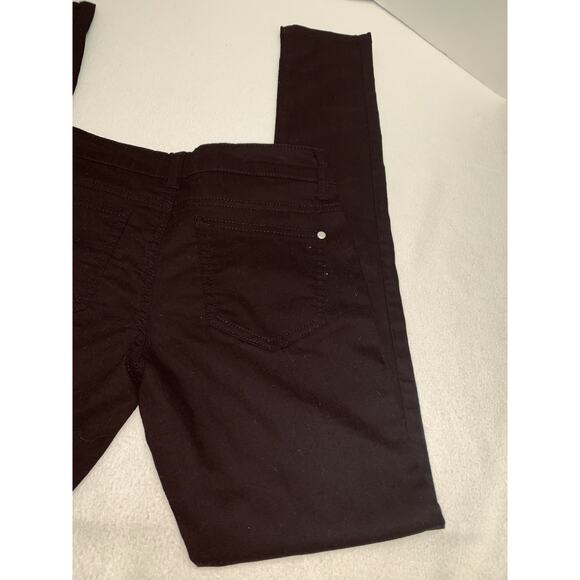 Forever 21 Skinny Jeans Womens 28 Black Stretch Low Rise Denim Jeans Marked 24 - Picture 7 of 12